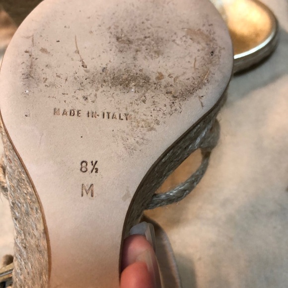 Michael Kors Strappy Golden wedges💕🌸 - Picture 5 of 8